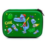 HARDTOP PENCIL CASE - BASEBALL DINOSAUR EMBOSSED