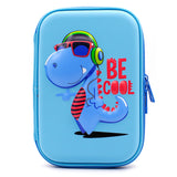 HARDTOP PENCIL CASE - BE COOL DINOSAUR EMBOSSED