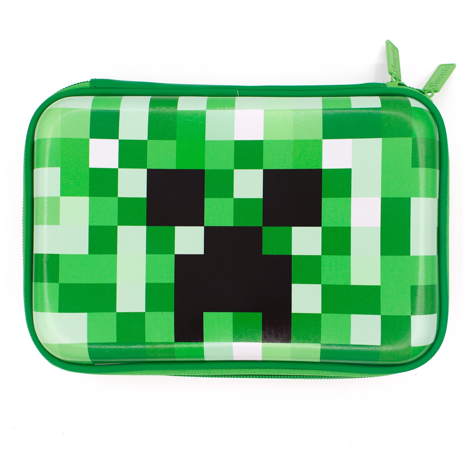 MINECRAFT HARDTOP PENCIL CASE - GREEN CREEPER FACE – SOOCUTE STATIONERY