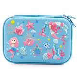 HARDTOP PENCIL CASE - SEAWORLD MERMAID EMBOSSED