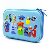 HARDTOP PENCIL CASE - MONSTERS FAMILY EMBOSSED