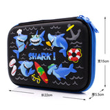 HARDTOP PENCIL CASE - BABY SHARK EMBOSSED