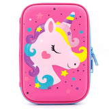 HARDTOP PENCIL CASE - STAR UNICORN EMBOSSED