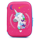 HARDTOP PENCIL CASE - MOON UNICORN EMBOSSED