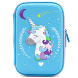 HARDTOP PENCIL CASE - MOON UNICORN EMBOSSED