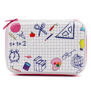 HARDTOP PENCIL CASE - WHITE STATIONERY FAMILY